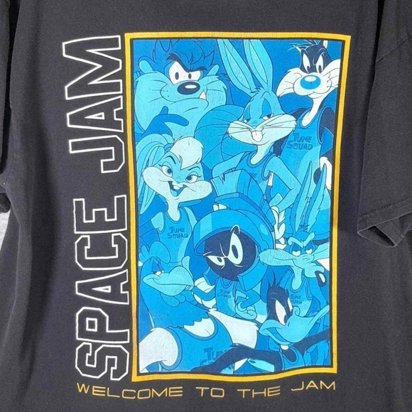 Looney Tunes Tshirt Mens Medium (Estimated) Graphic Retro Space Jam A New Legacy - Picture 3 of 8